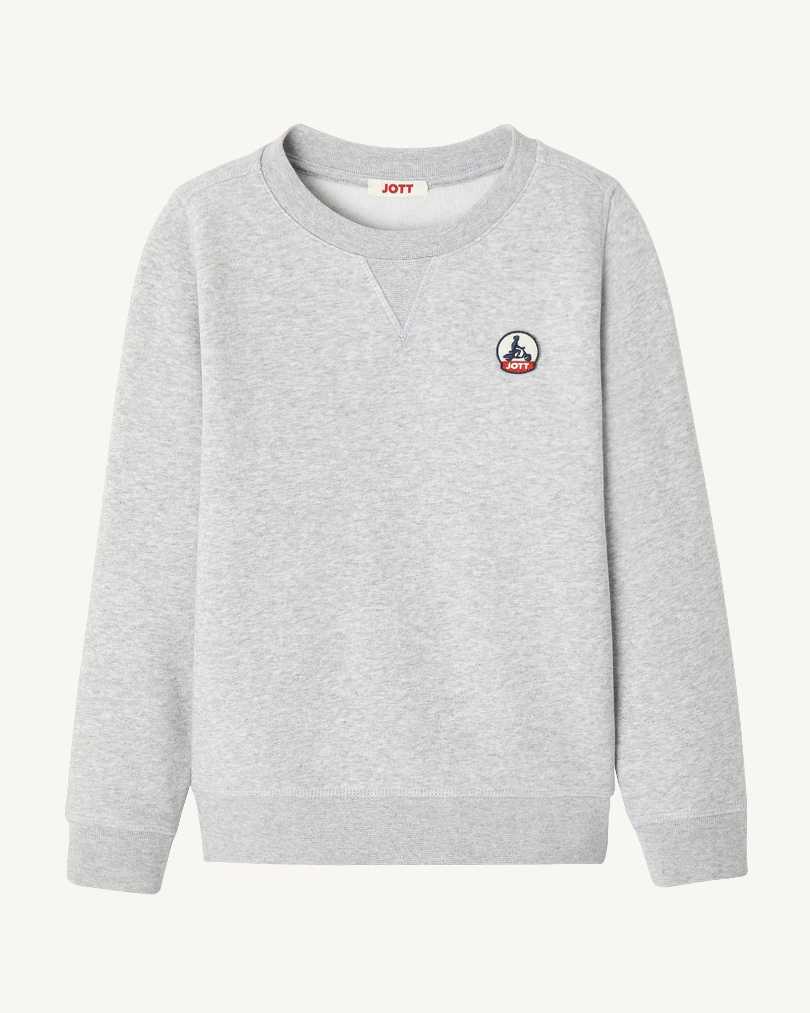 Sweat enfant en coton biologique Gris chiné Barcelos