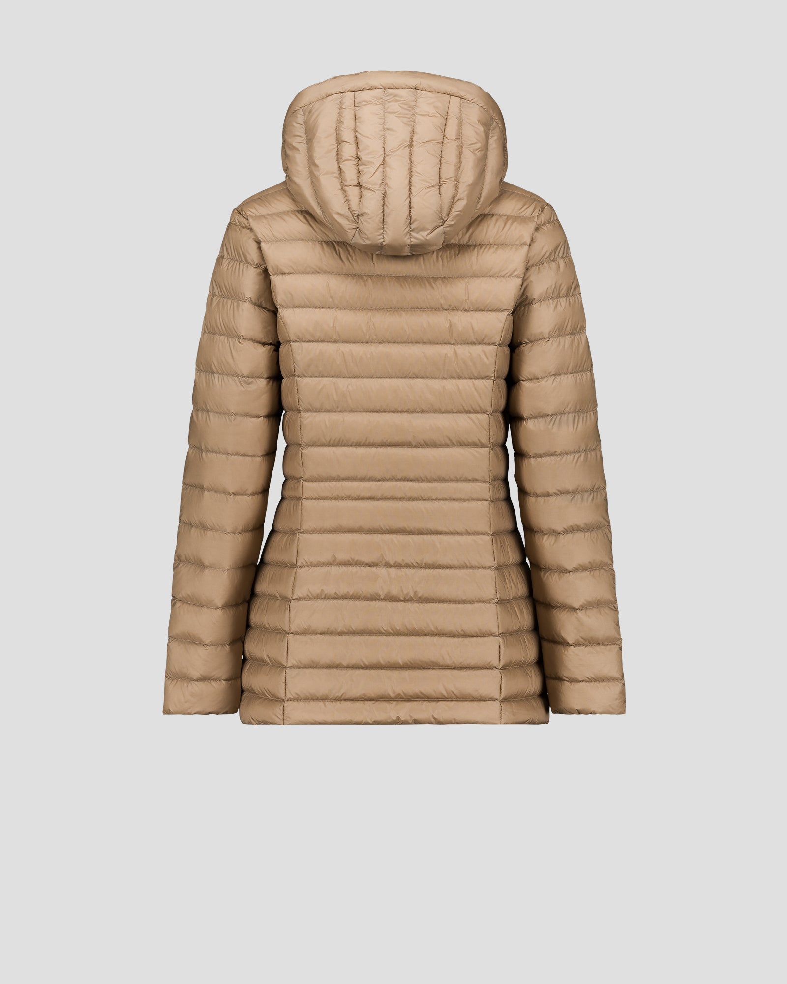 Doudoune à capuche mi-longue Beige Nour 2.0