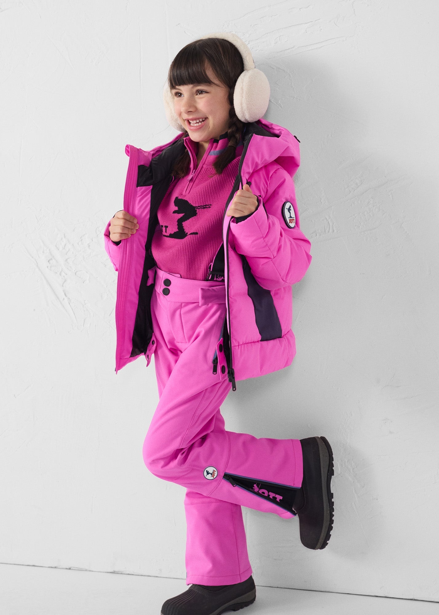 Pantalon ski Grand froid Rose électrique Prebois