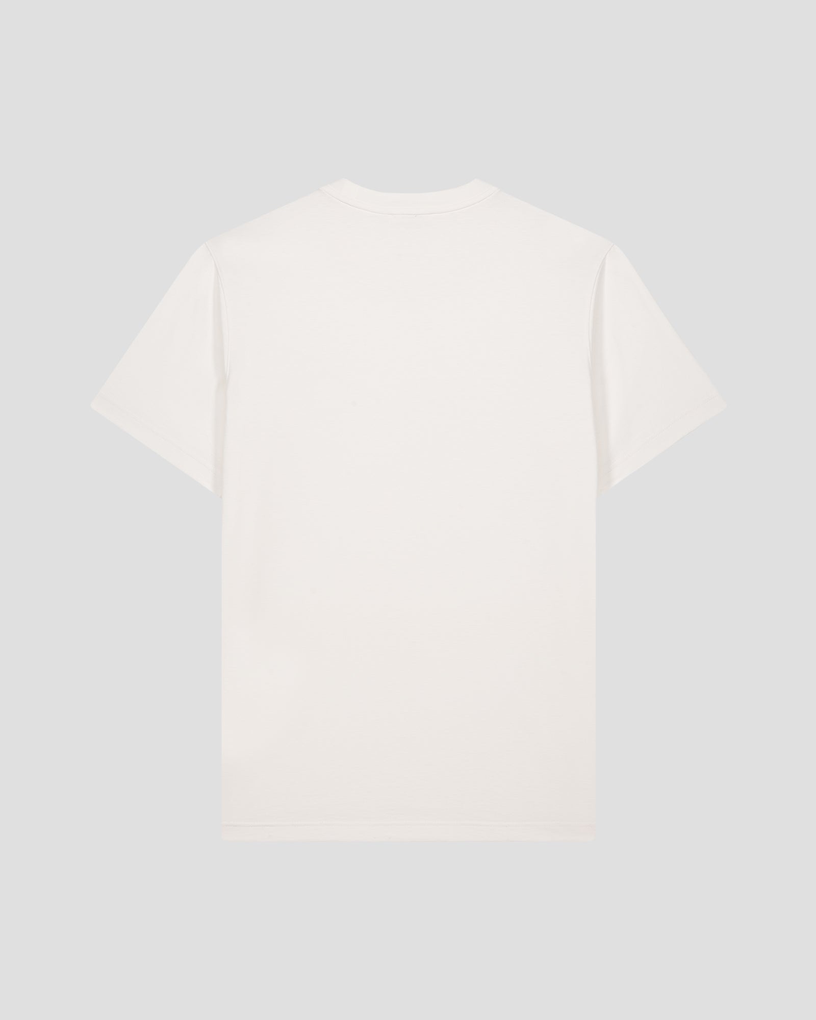 T-shirt col rond homme en coton Blanc Pedro