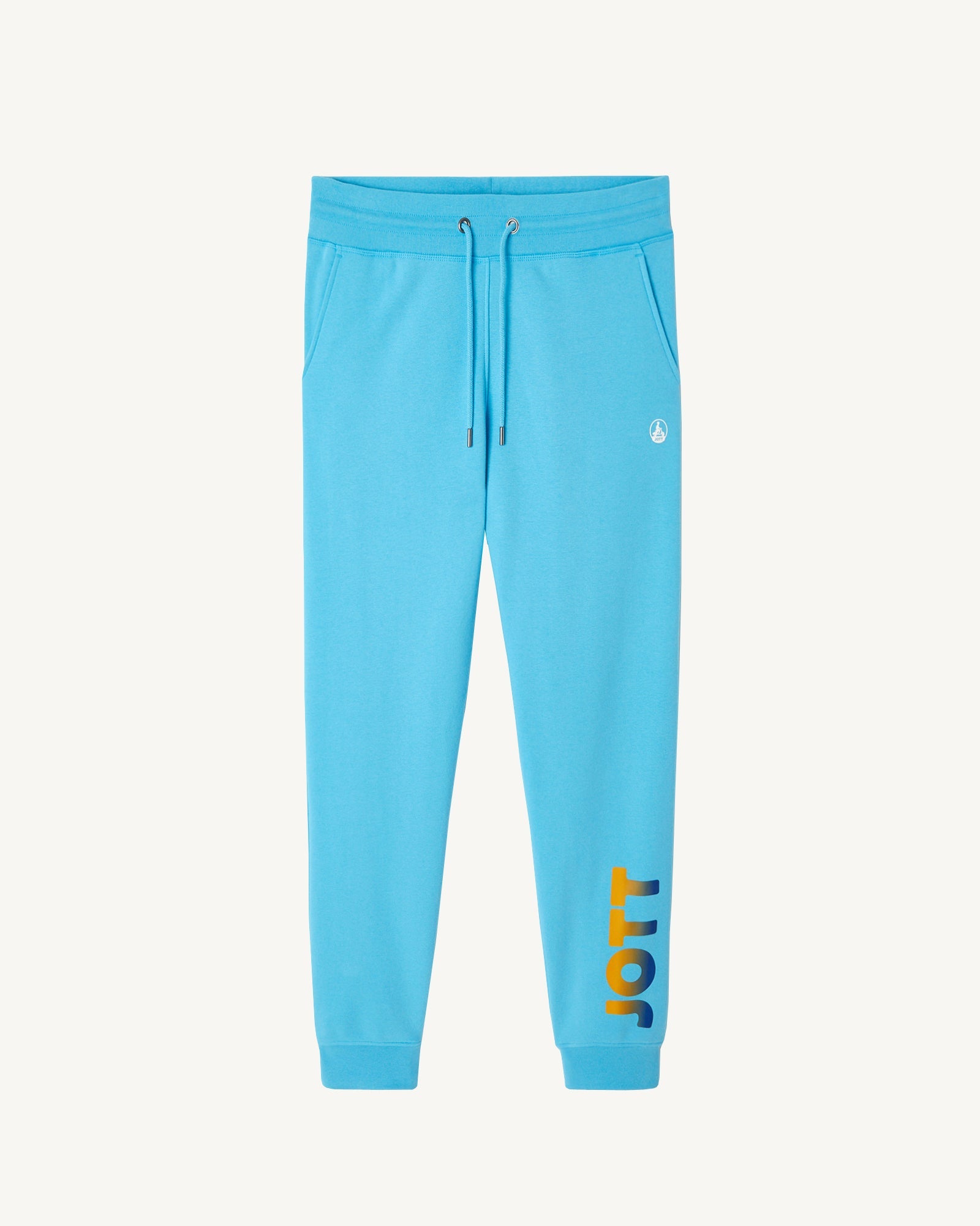 Jogging en coton biologique imprimé Bleu ciel Santiago