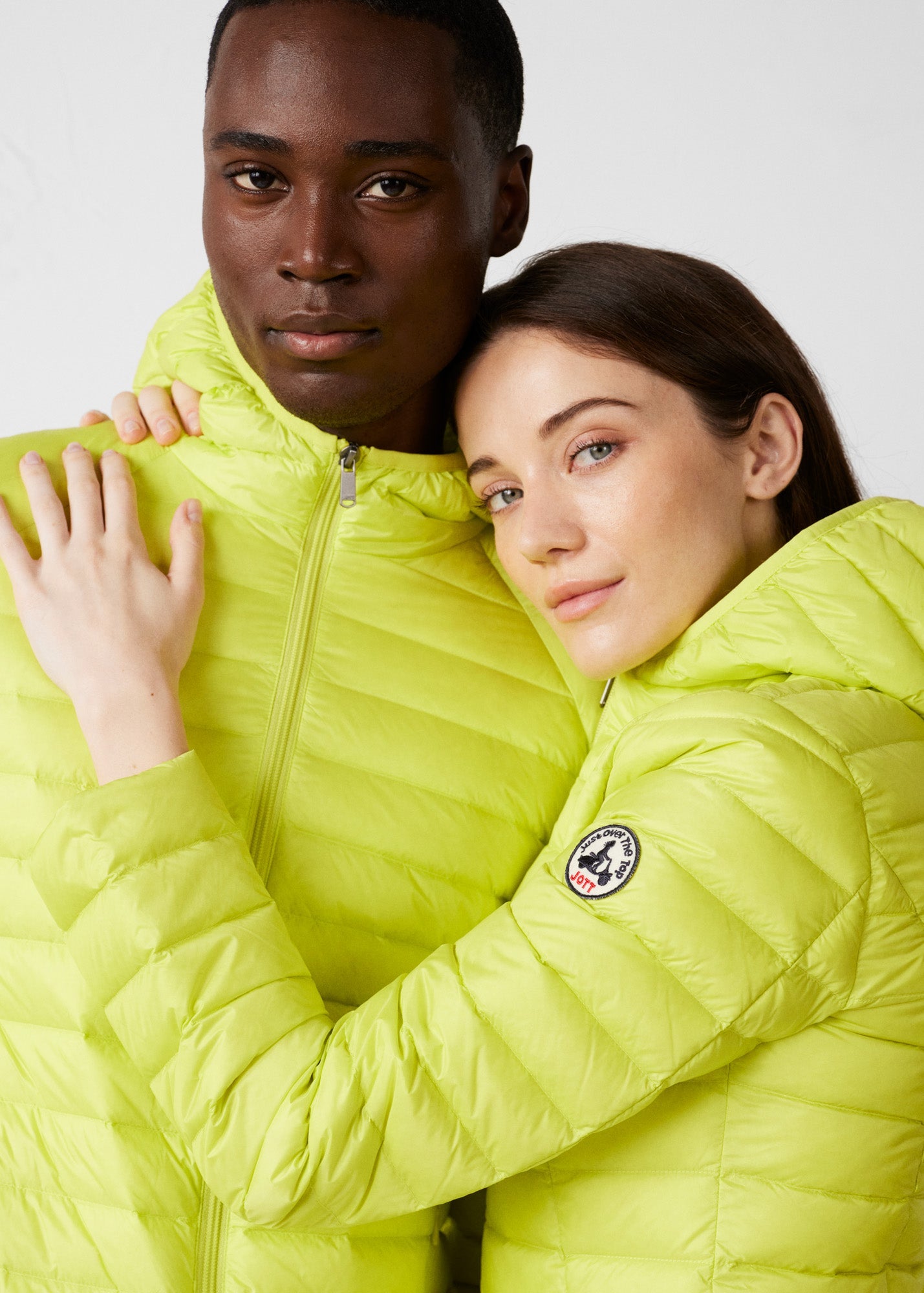 Doudoune légère à capuche Jaune élexir Cloe