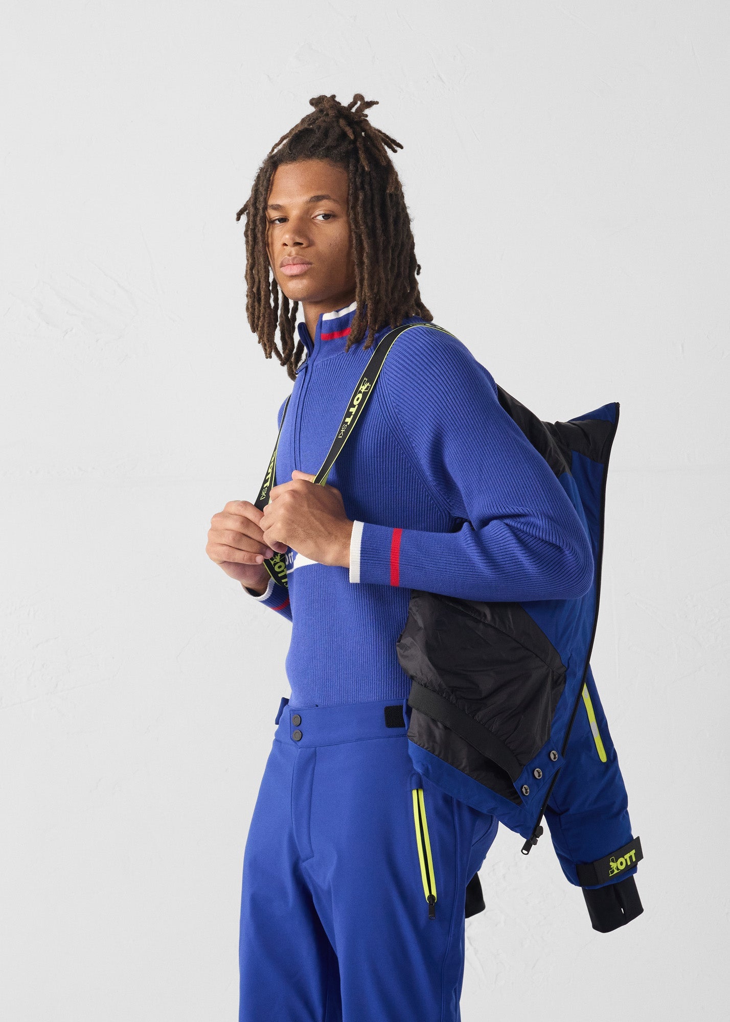 Doudoune ski Grand froid Bleu cobalt Sereis