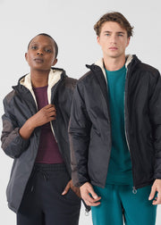 Imperméable sherpa Noir Dippen sherpa
