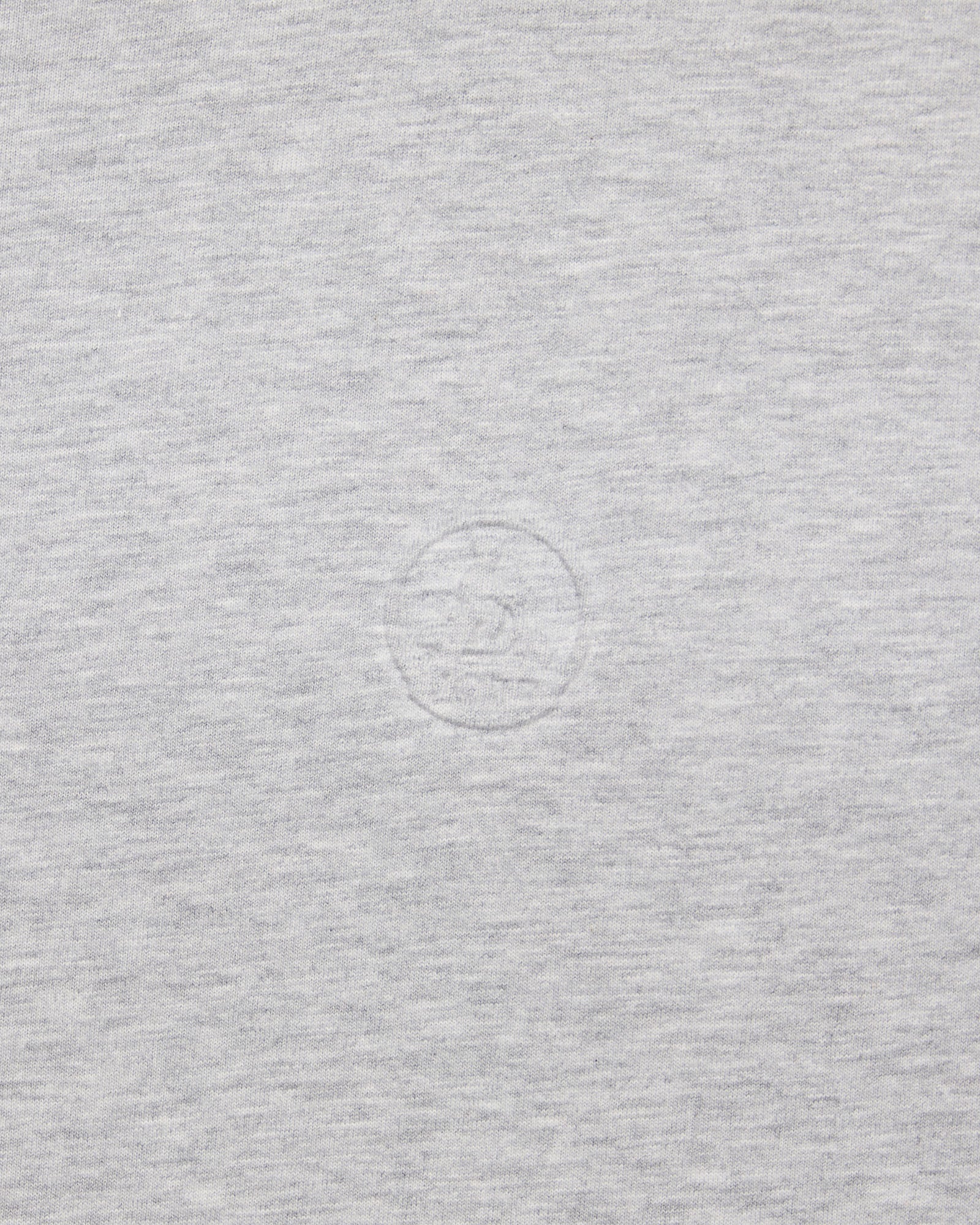 T-shirt col rond femme en coton Gris chiné Angel