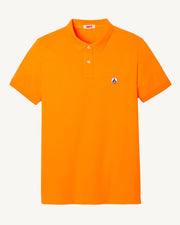 Polo homme en coton biologique Abricot Marbella