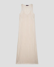 Robe longue en maille de coton Naturel Euginia