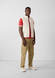 Doudoune sans manches stretch Naturel Arafo