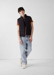 Doudoune sans manches stretch Noir Arafo