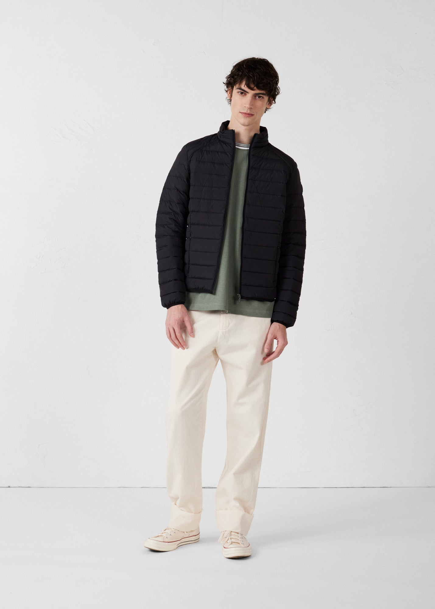 Doudoune légère stretch Noir Aragon