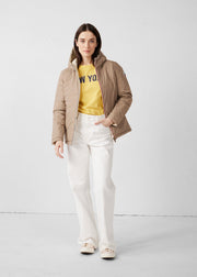 Doudoune réversible Sable fumé/Naturel Bergame