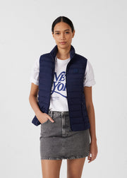 Doudoune sans manches stretch Marine Grenada