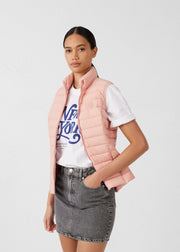 Doudoune sans manches stretch Sable rose Grenada