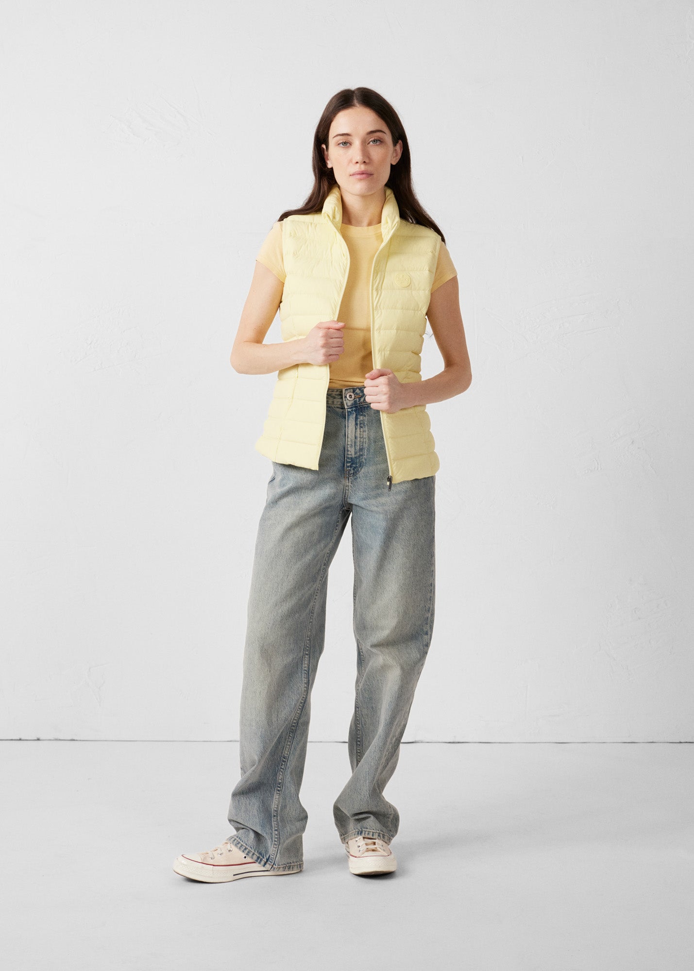 Doudoune sans manches stretch Paille Grenada