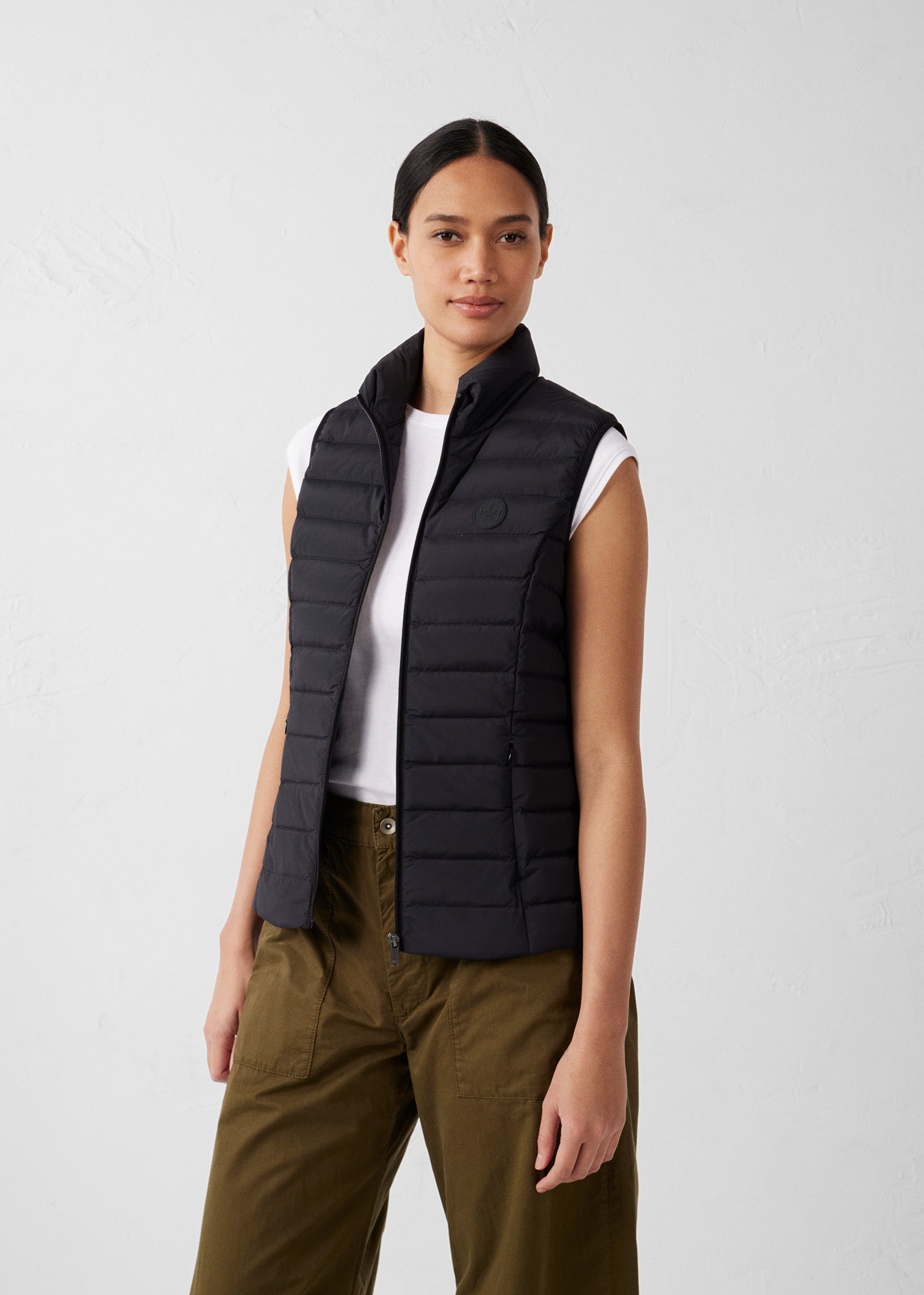 Doudoune sans manches stretch Noir Grenada