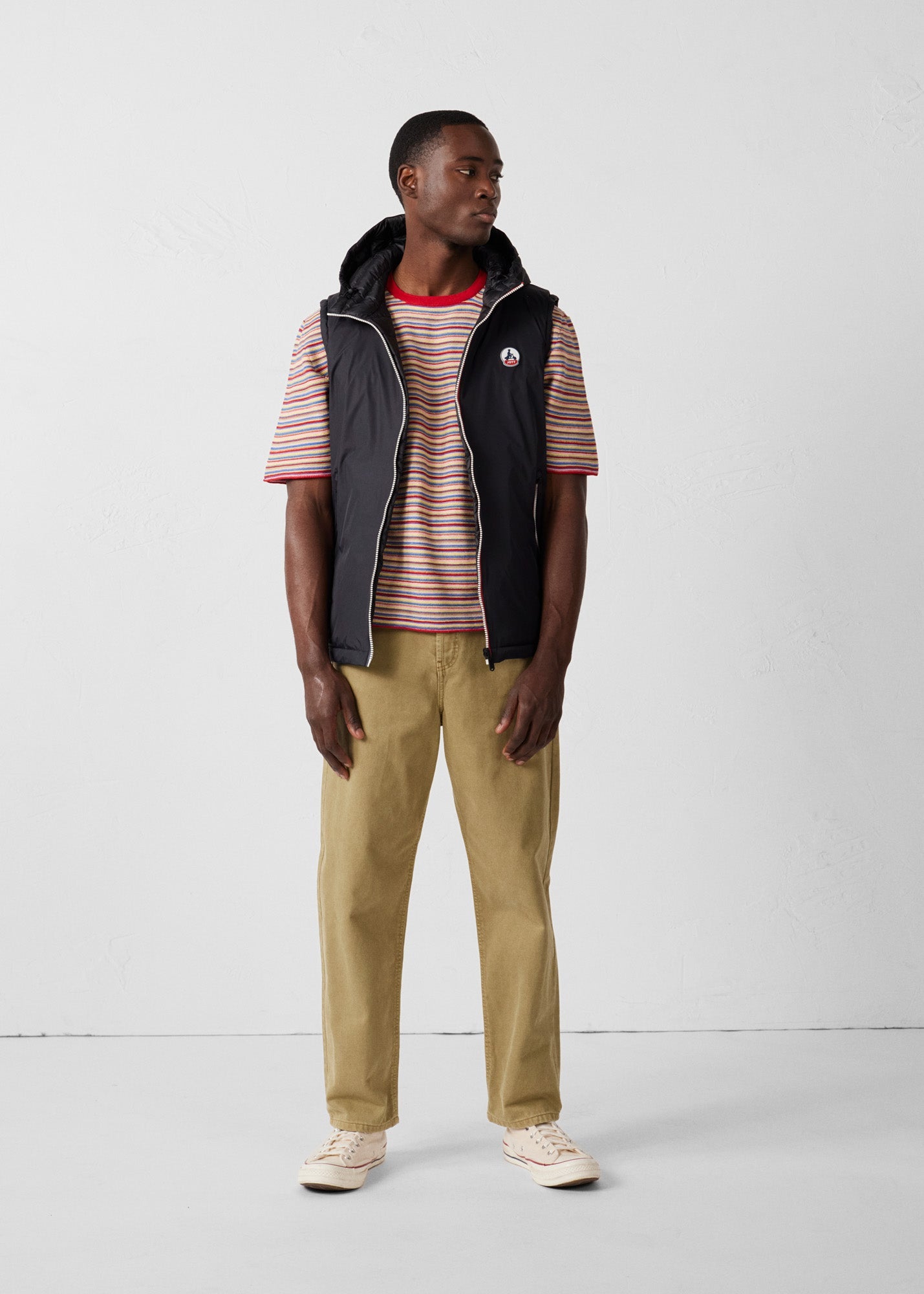 Doudoune réversible sans manches Noir/Noir Leudal