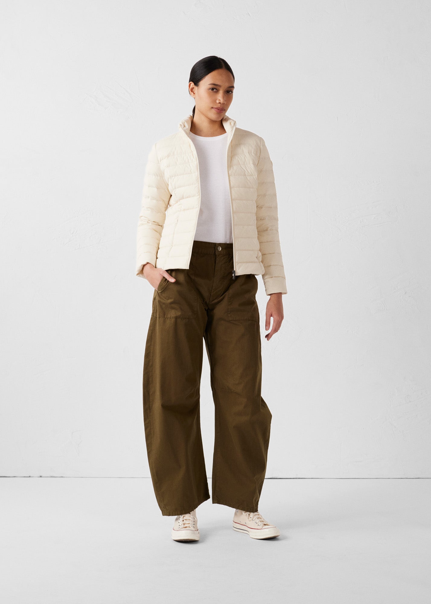 Doudoune stretch légère Naturel Maia