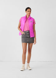 Doudoune légère sans manches Rose électrique Seda