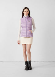 Doudoune légère sans manches Encens violet Seda