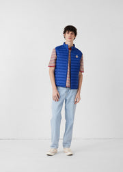 Doudoune sans manches Bleu cobalt Tom