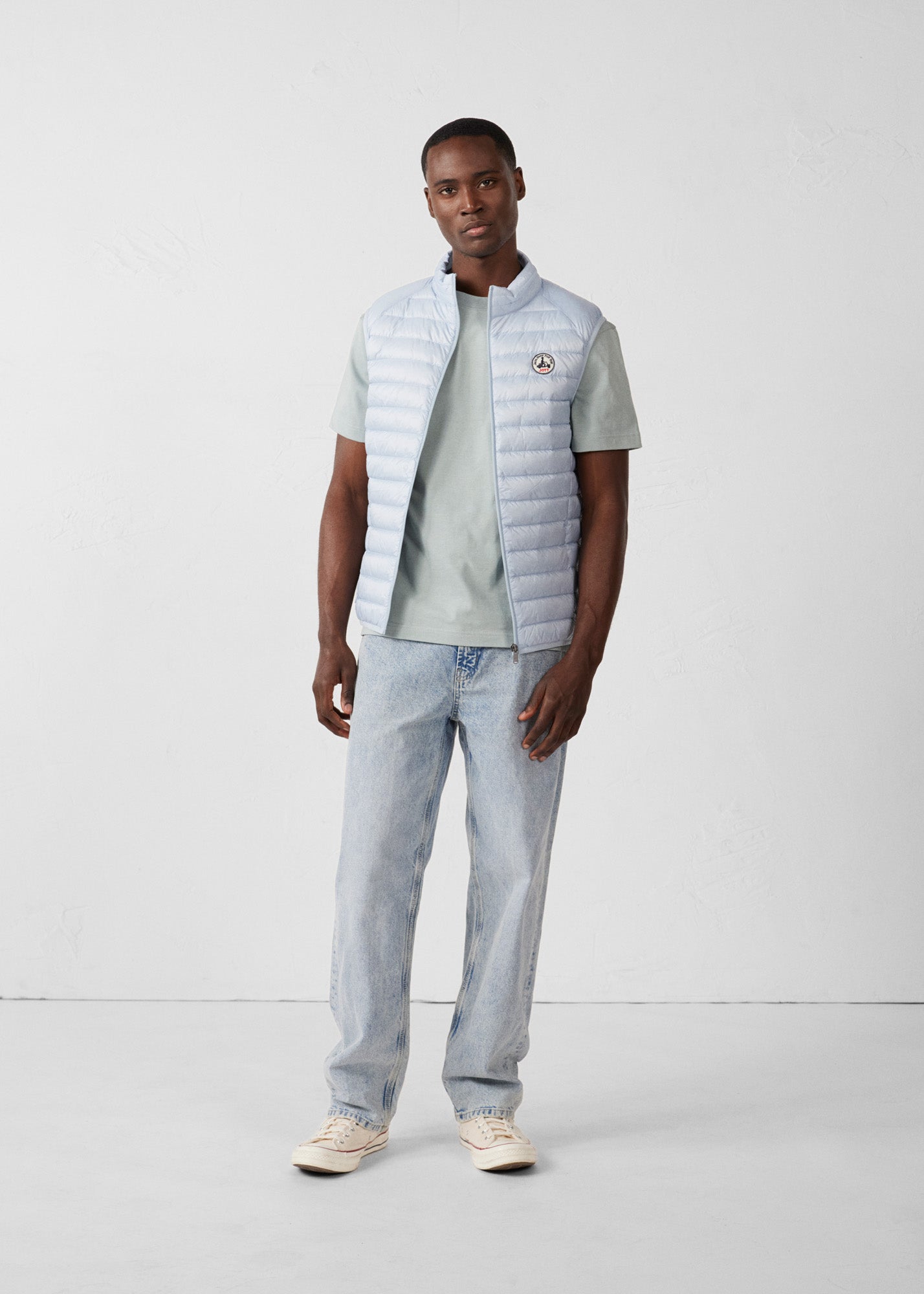 Doudoune sans manches Cendre marine Tom