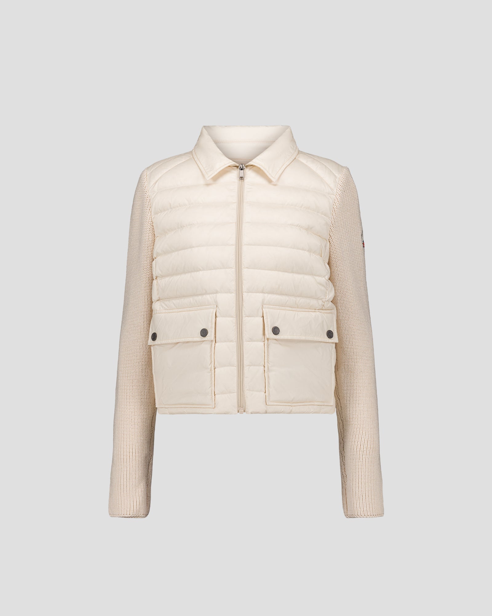 Doudoune bi-matière Naturel Calista