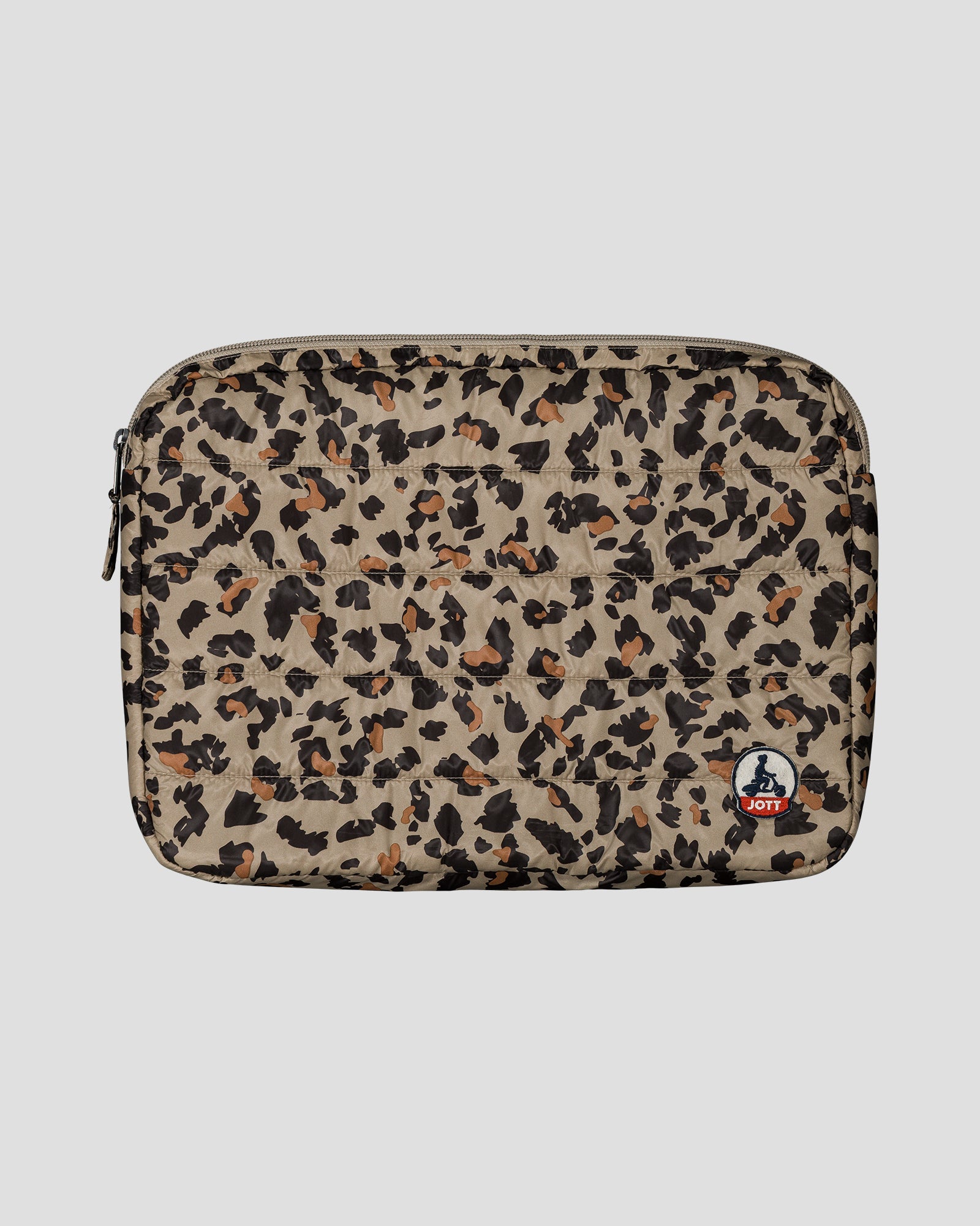 Housse d'ordinateur Leopard beige Hateya print