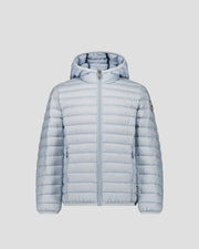 Doudoune légère à capuche enfant Cendre marine Hugo