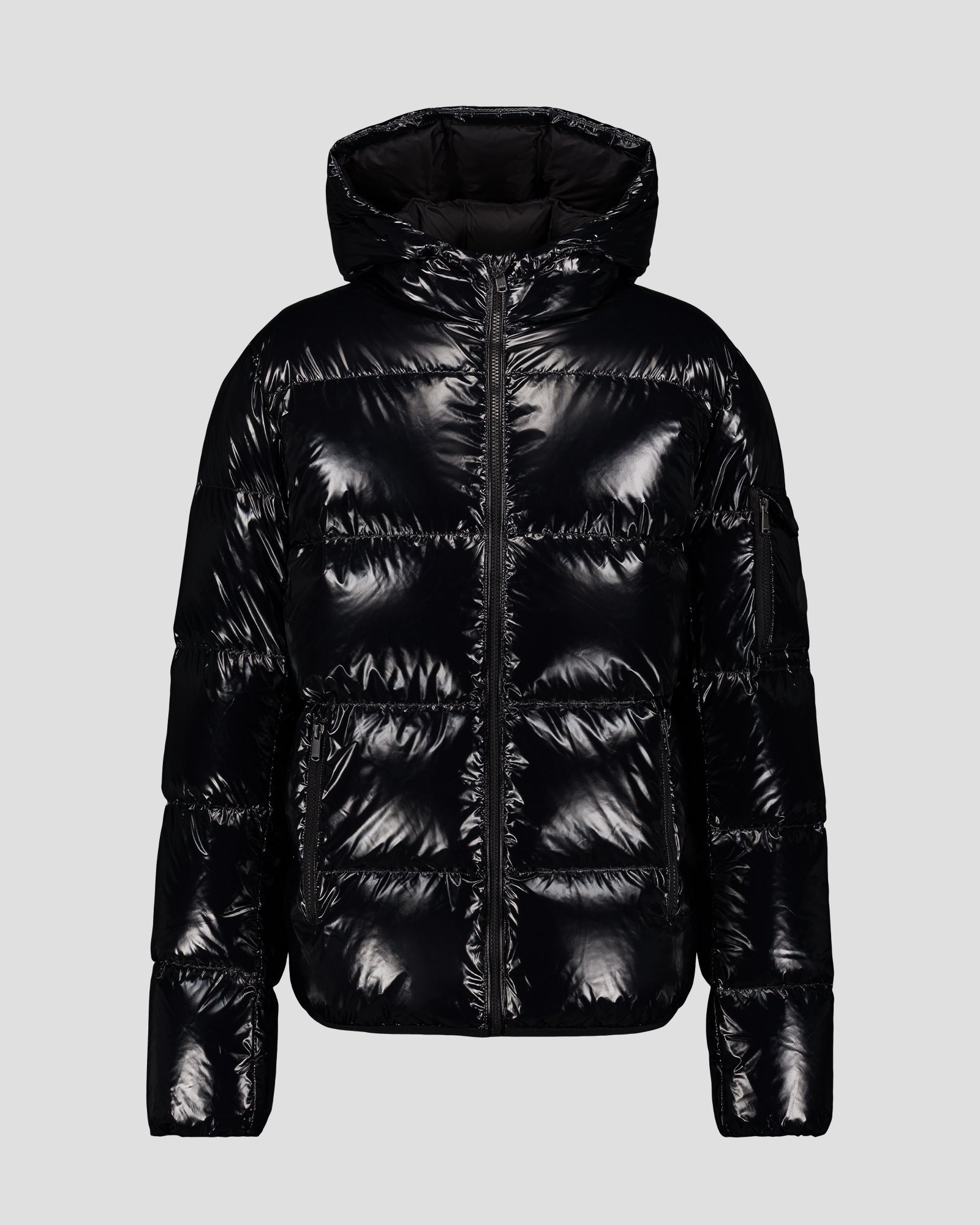 Doudoune à capuche Grand Froid Noir Java laquée