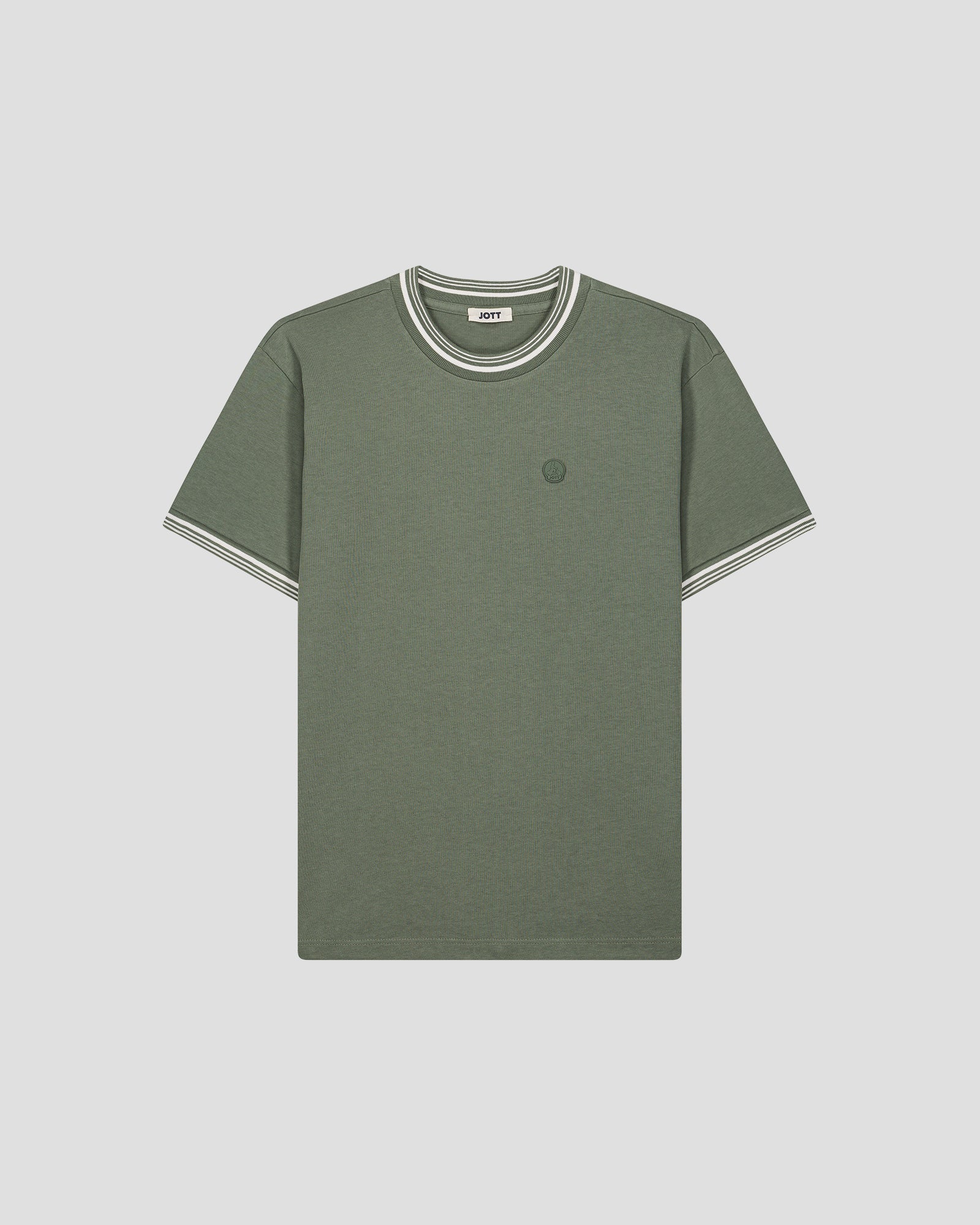 T-shirt col rond mixte Vert sauge Ley
