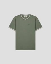 T-shirt col rond mixte Vert sauge Ley