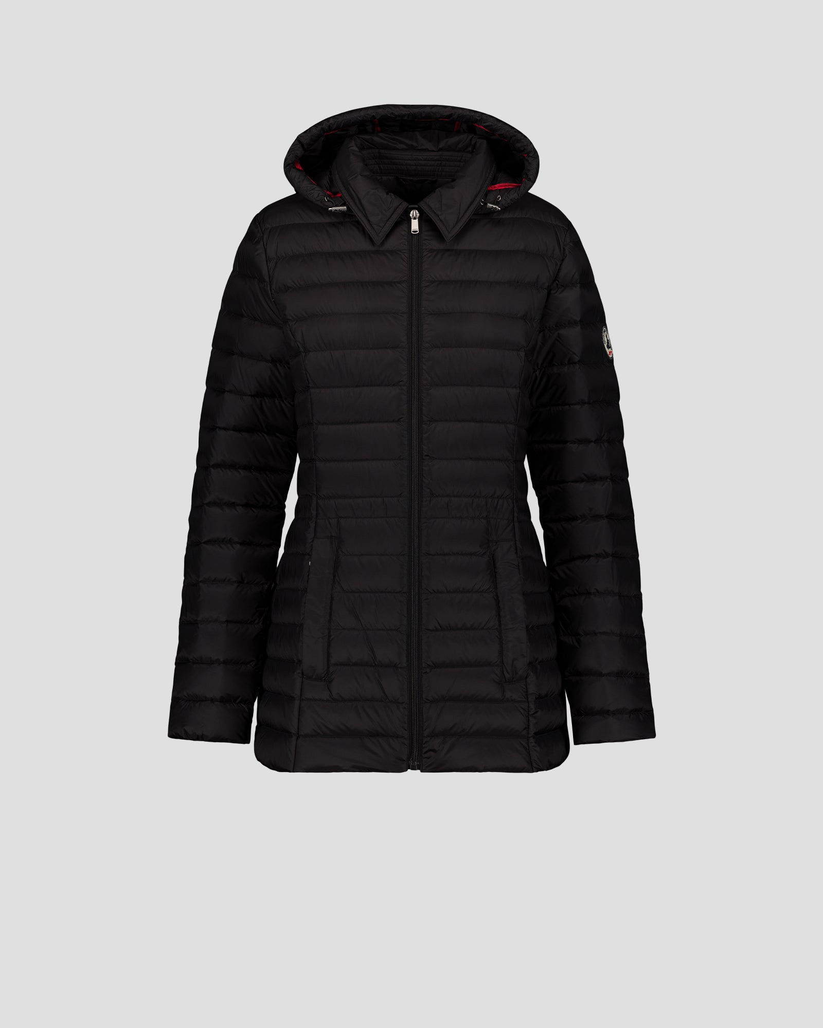 Doudoune à capuche mi-longue Noir Nour 2.0