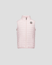 Doudoune sans manches enfant Rose pétale Zoe