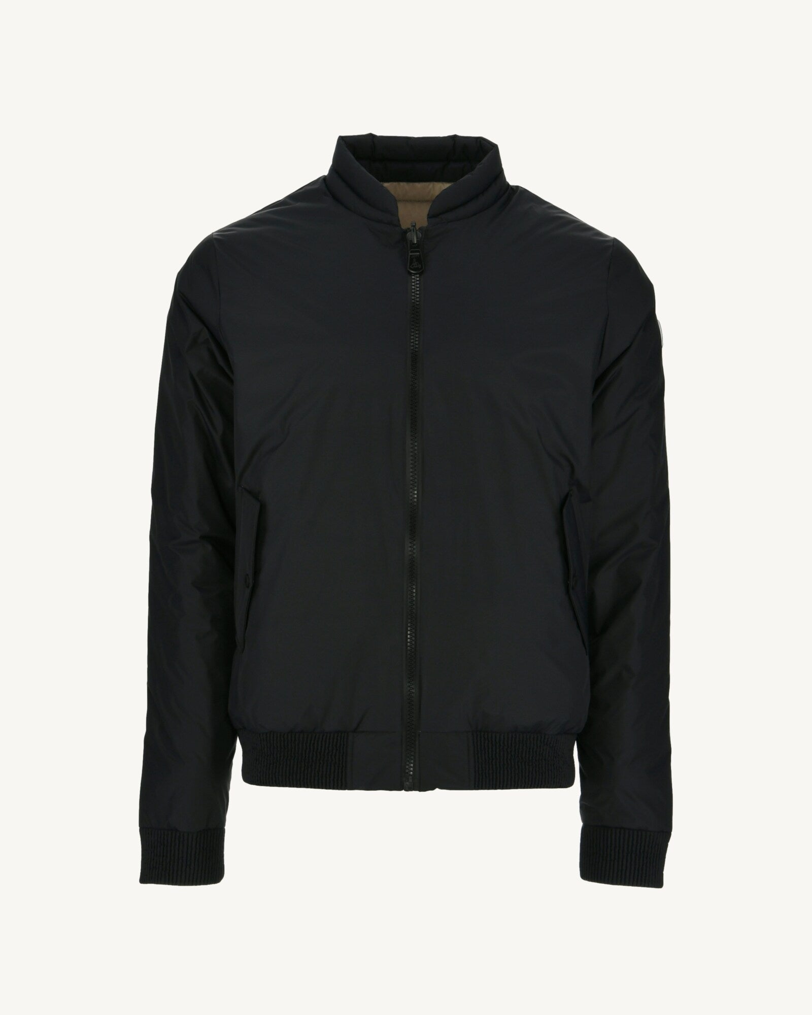 Doudoune réversible Noir/Beige Bombay