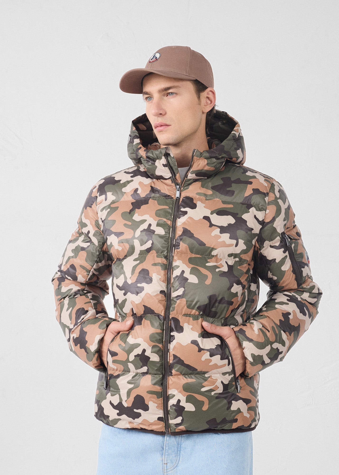 Doudoune Grand Froid  Camo sucre roux Java print