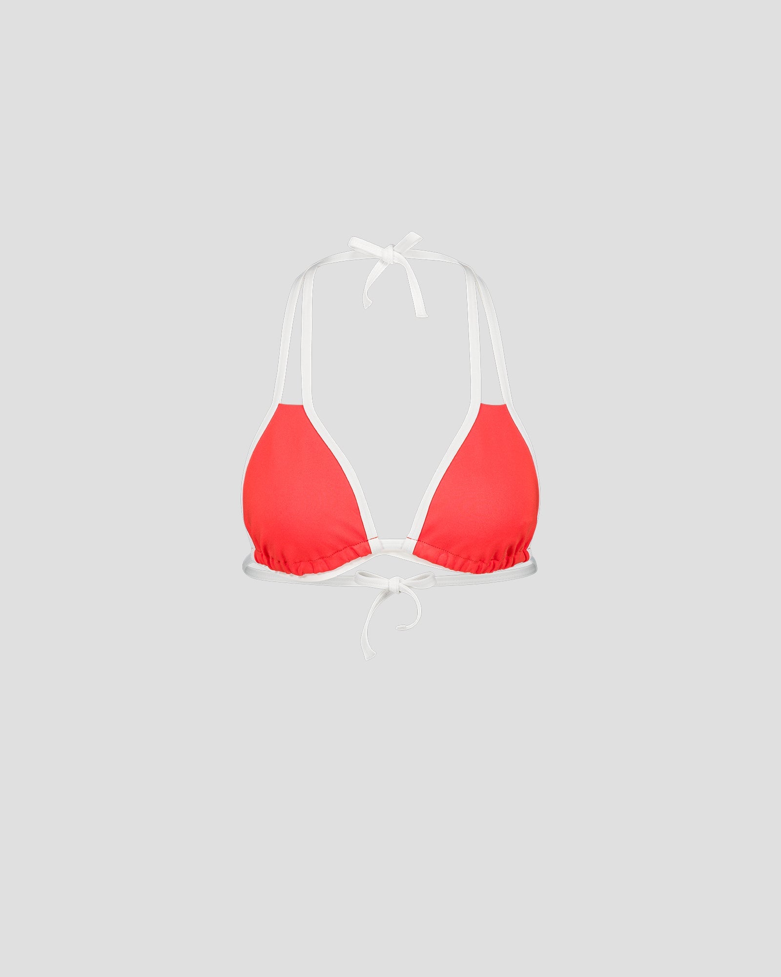 Haut de maillot de bain triangle Rouge feu Maddie top