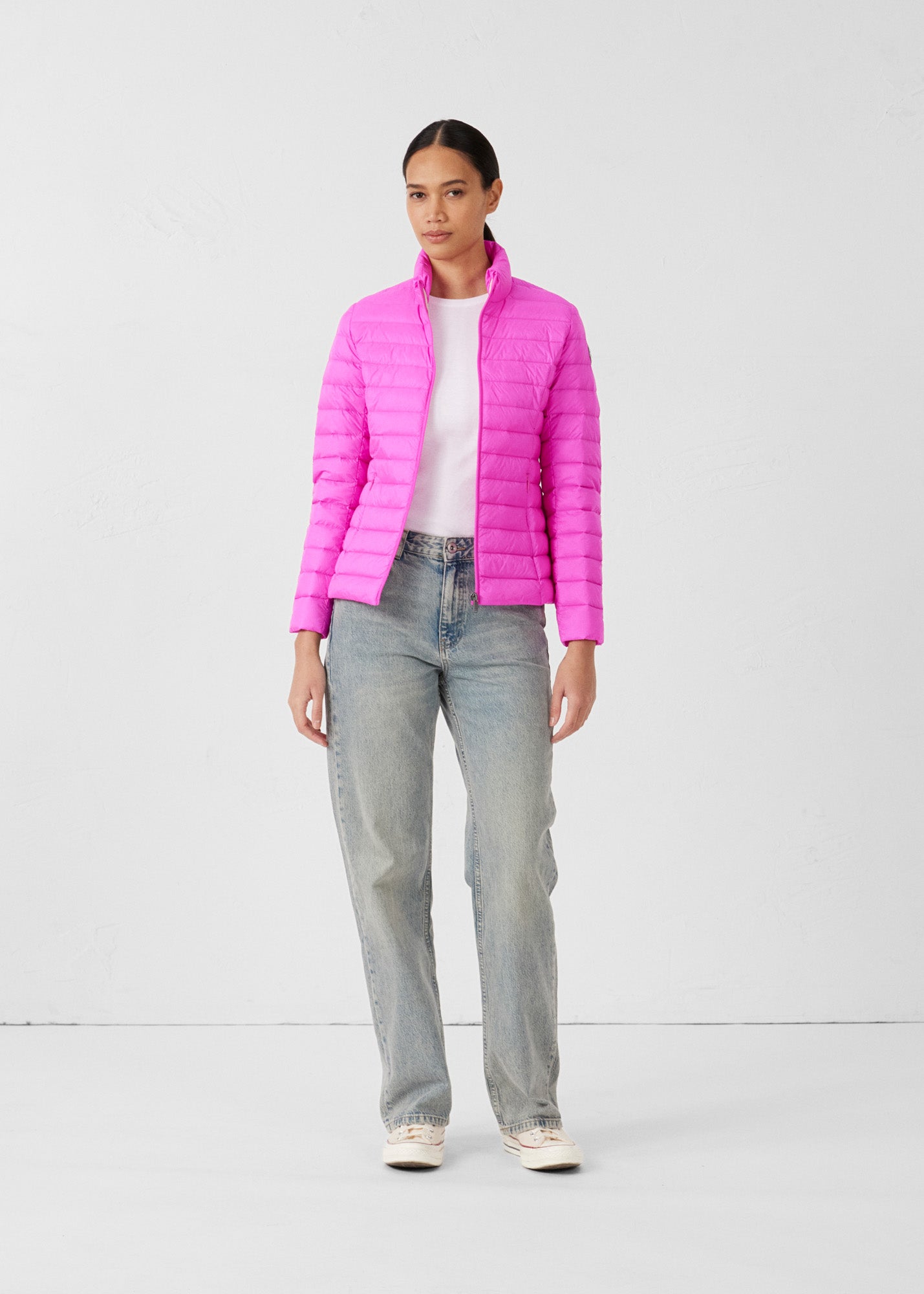 Doudoune légère Rose électrique Cha