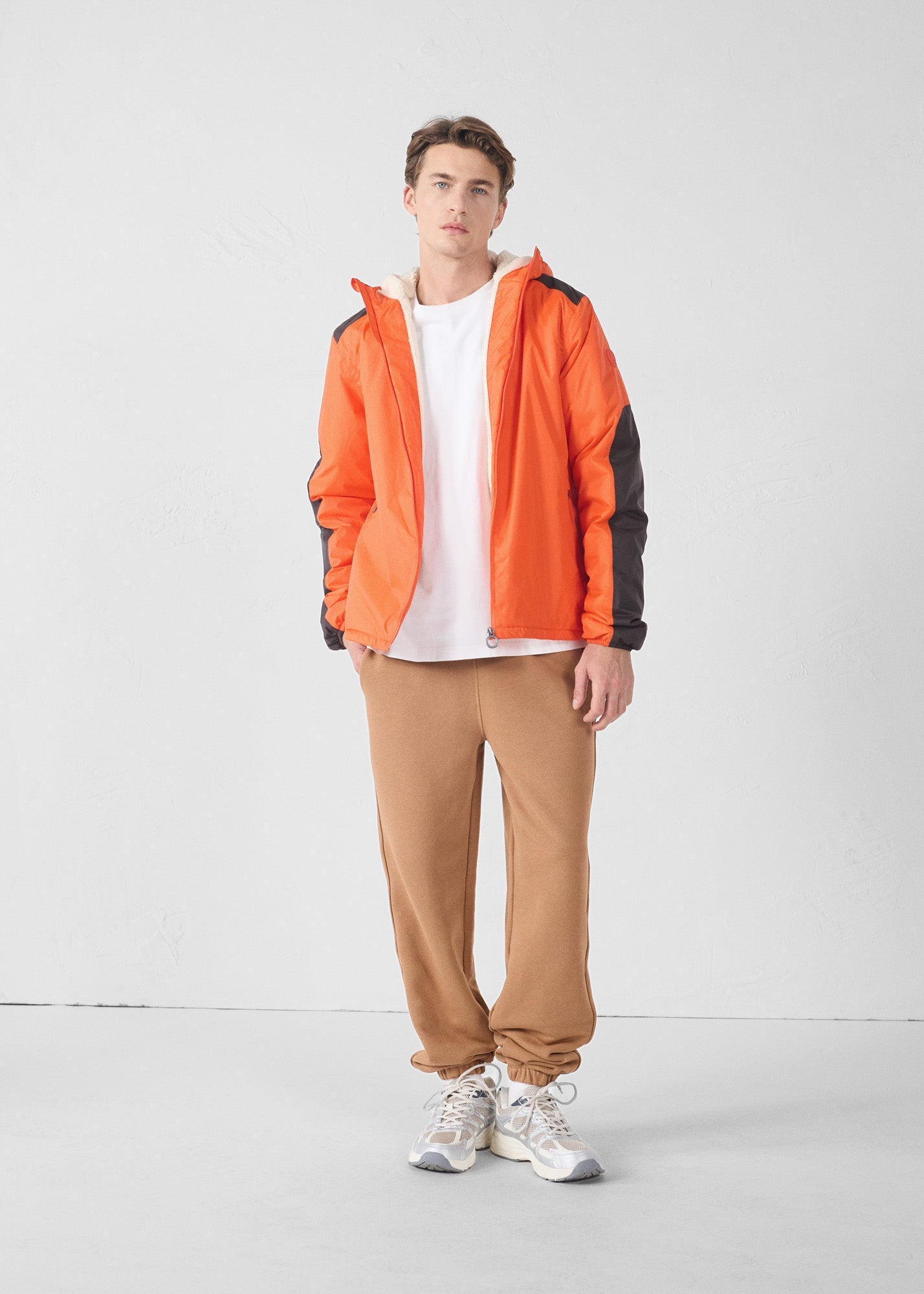 Imperméable sherpa Rouge feu Dippen sherpa