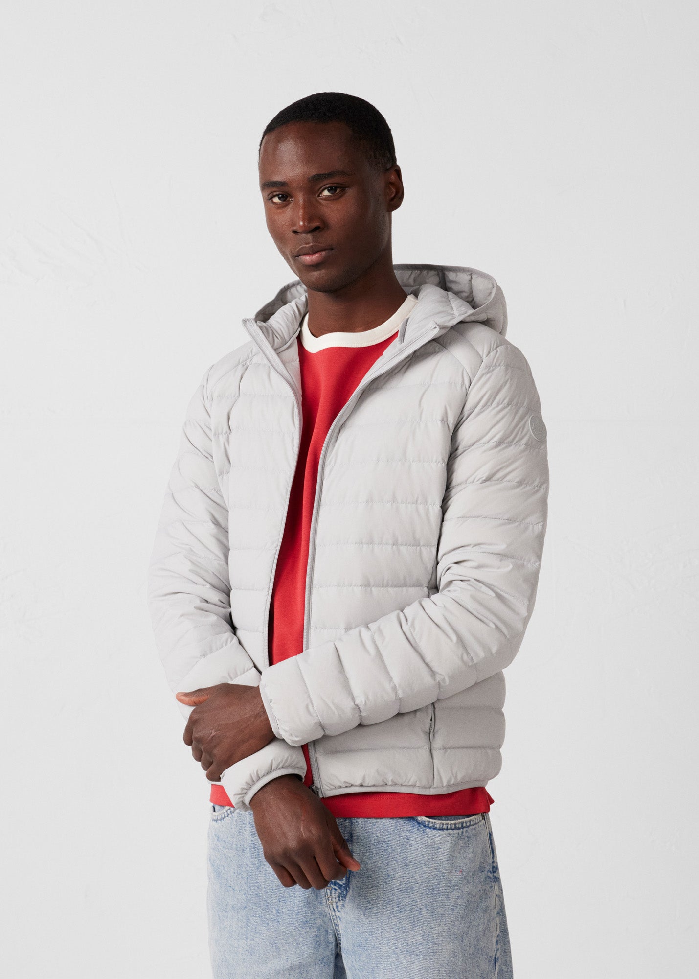 Doudoune légère stretch à capuche Reflet de mer Frantz