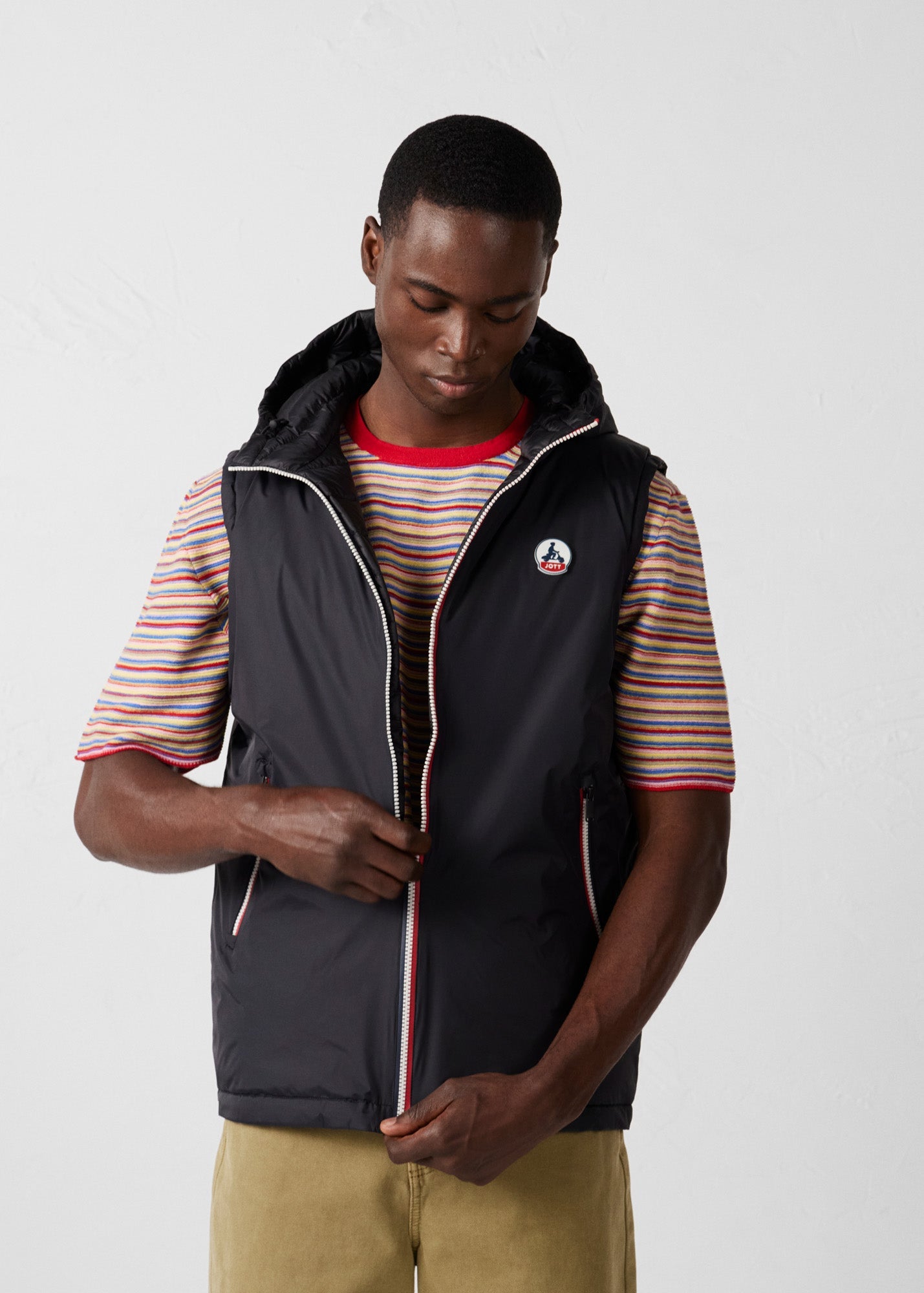 Doudoune réversible sans manches Noir/Noir Leudal