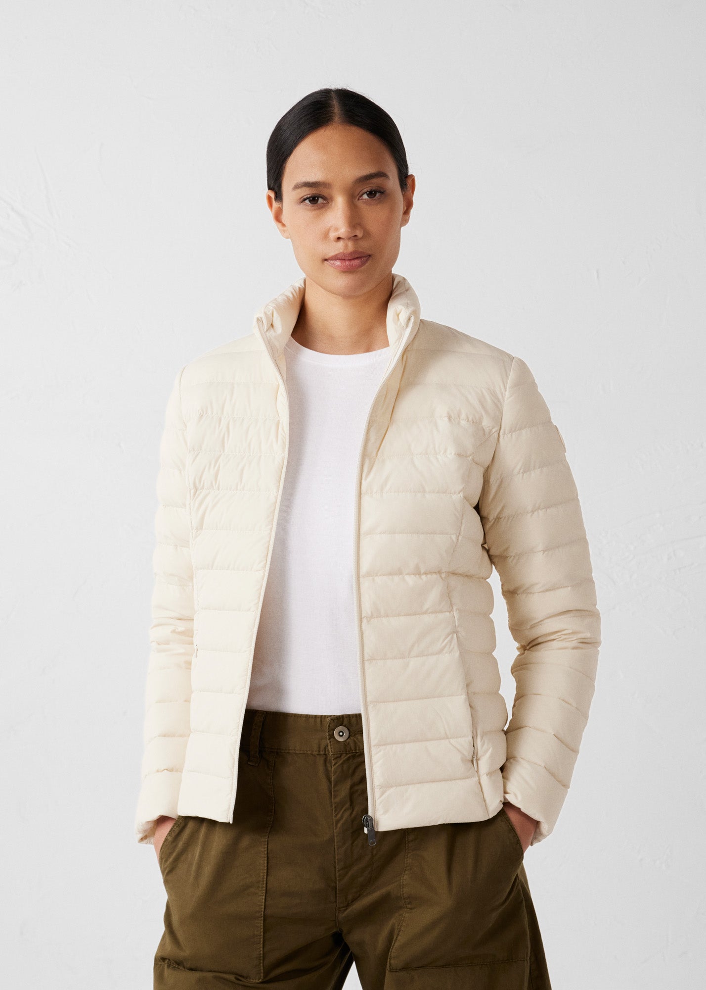 Doudoune stretch légère Naturel Maia