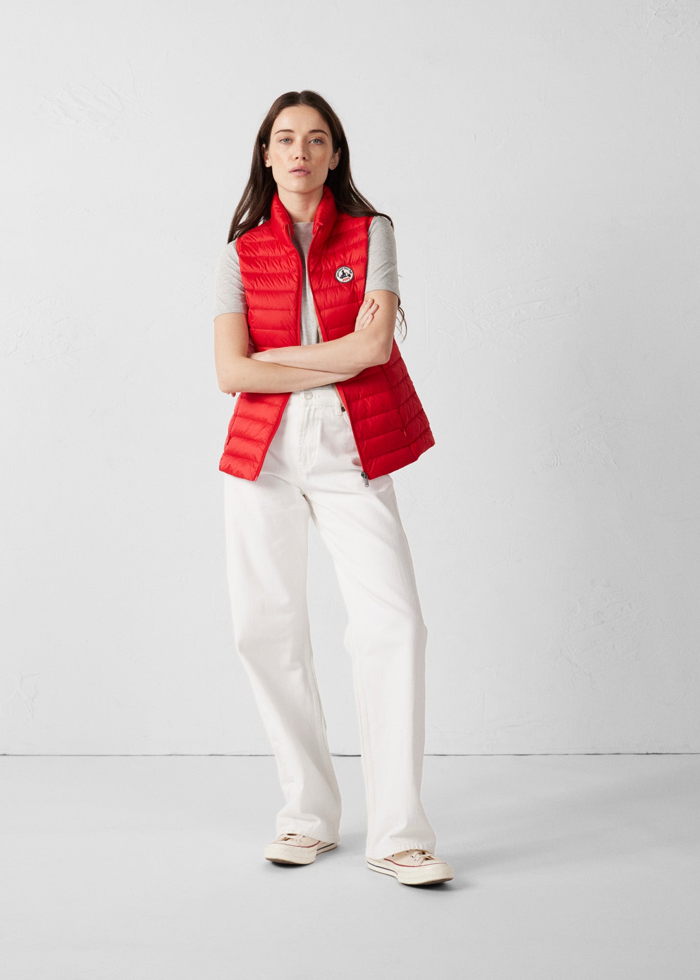 Doudoune légère sans manches Rouge carmin Seda