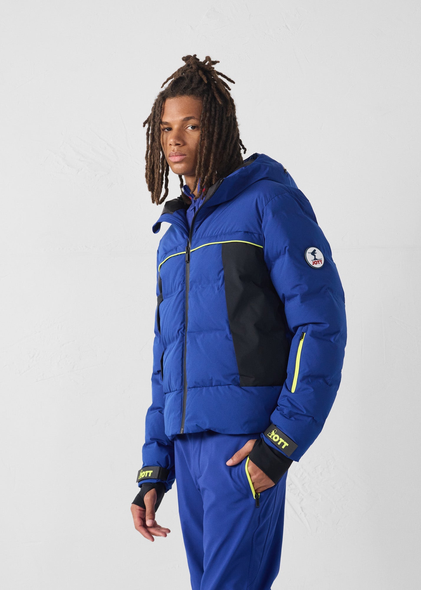 Doudoune ski Grand froid Bleu cobalt Sereis