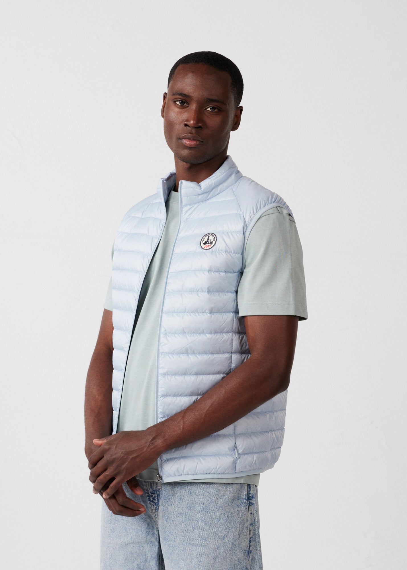 Doudoune sans manches Cendre marine Tom