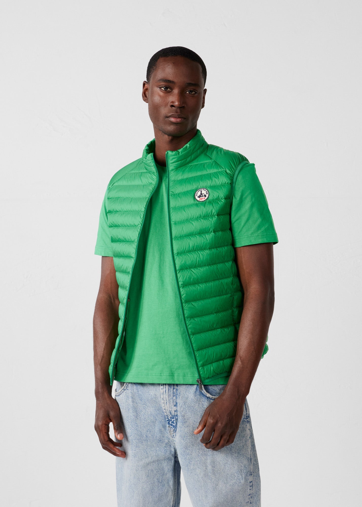 Doudoune sans manches Vert tropical Tom