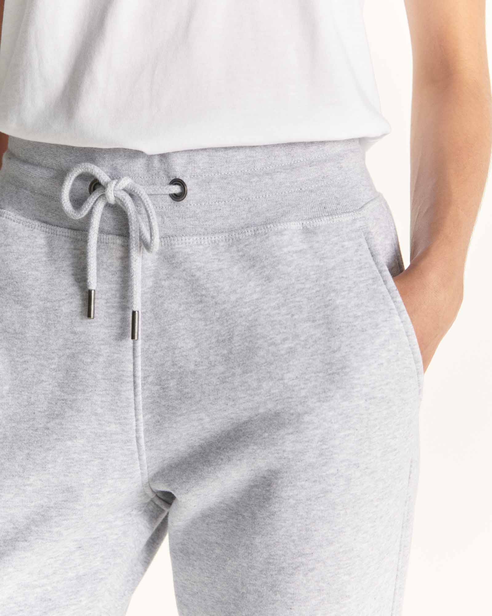 Pantalon de sport femme en coton biologique Gris chiné Valparaiso