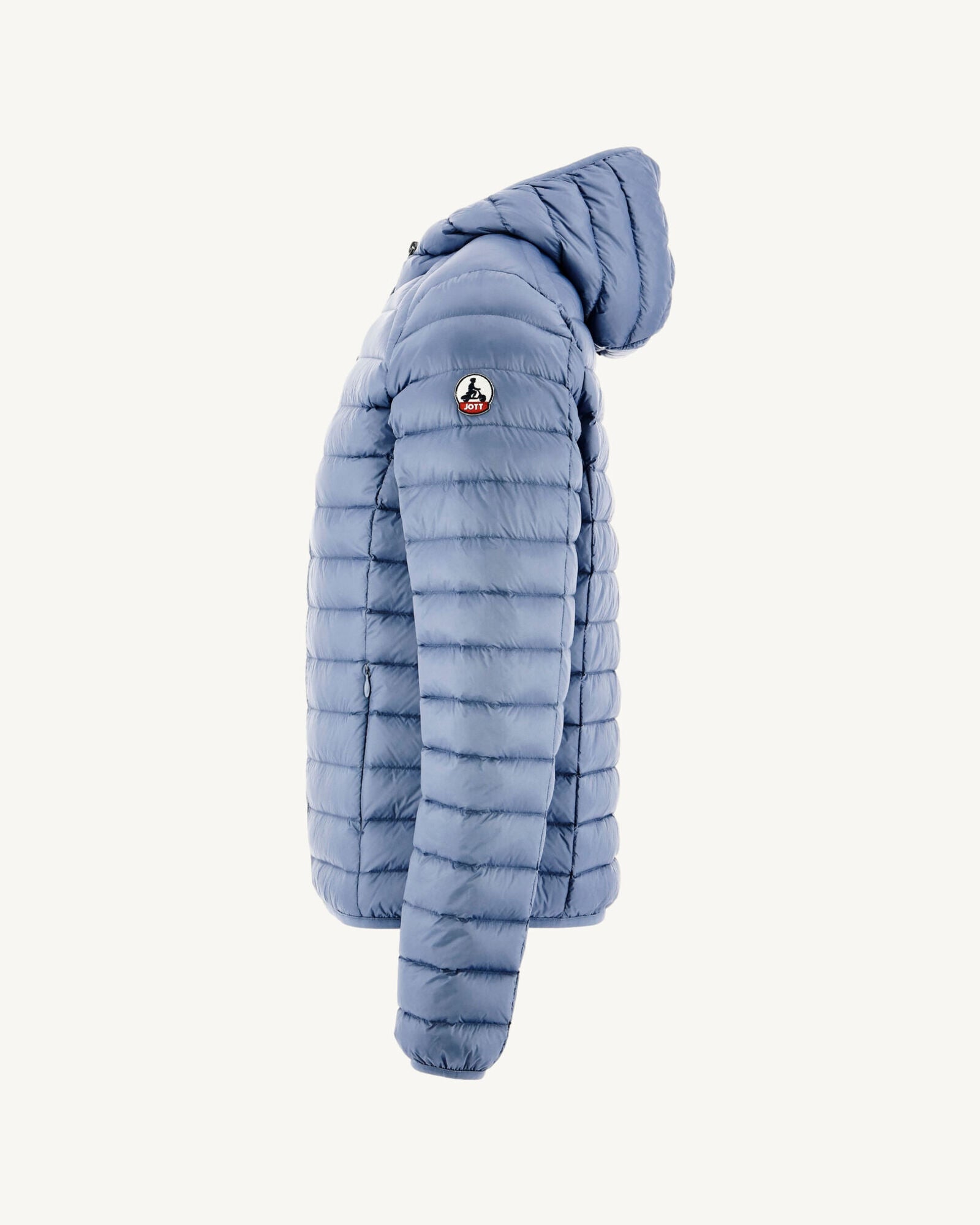 Doudoune légère à capuche Bleu délavé Nico