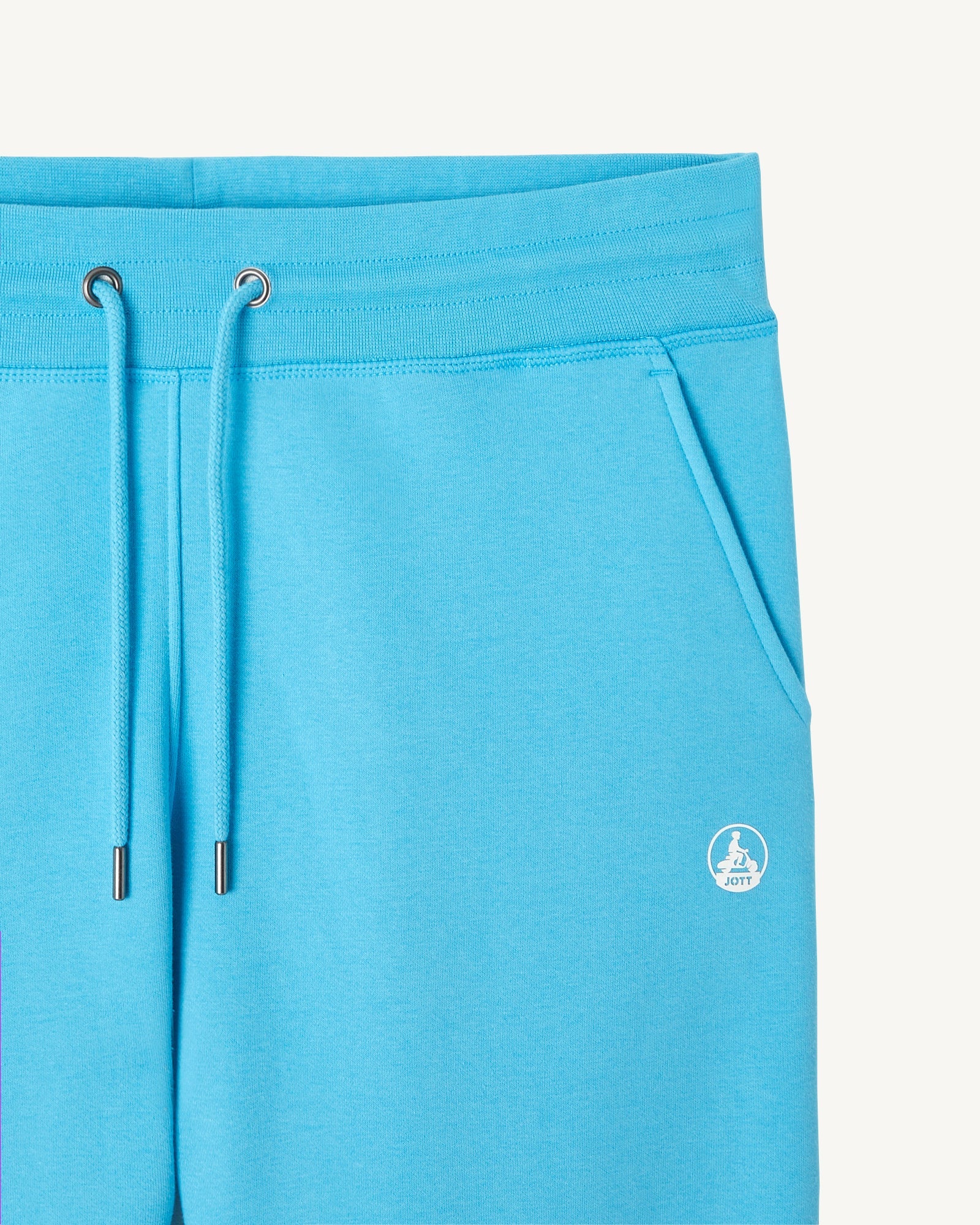 Jogging en coton biologique imprimé Bleu ciel Santiago