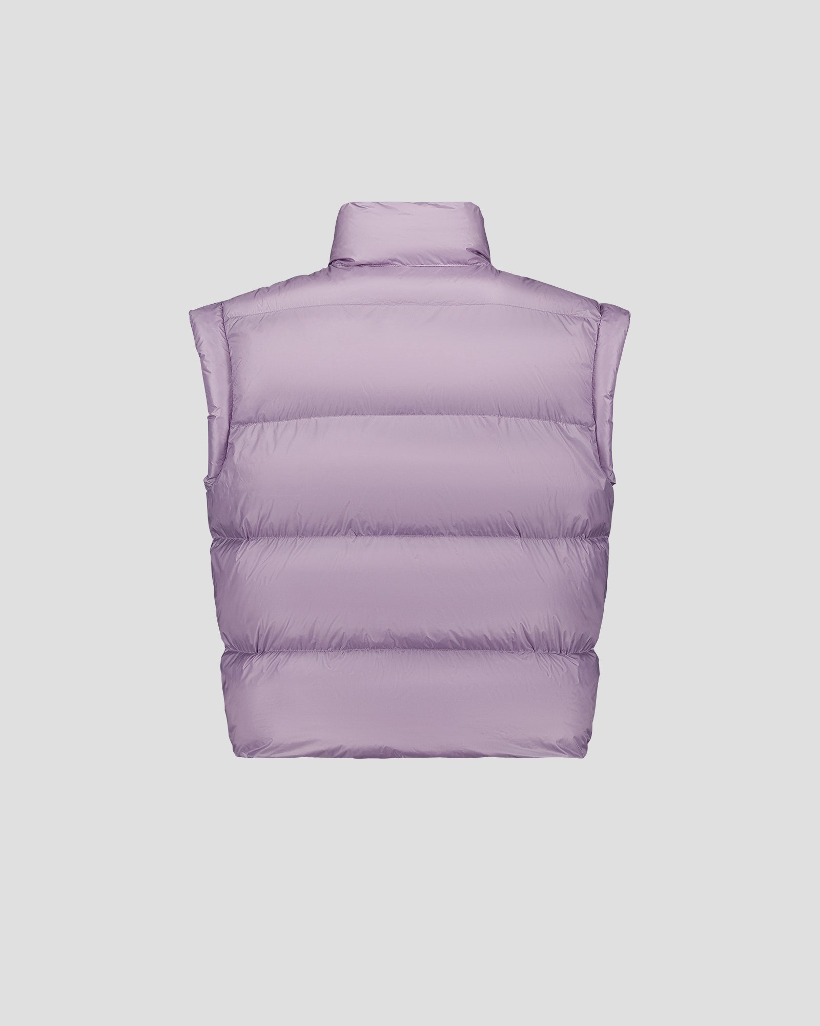 Doudoune courte oversize sans manches Encens violet Lyna