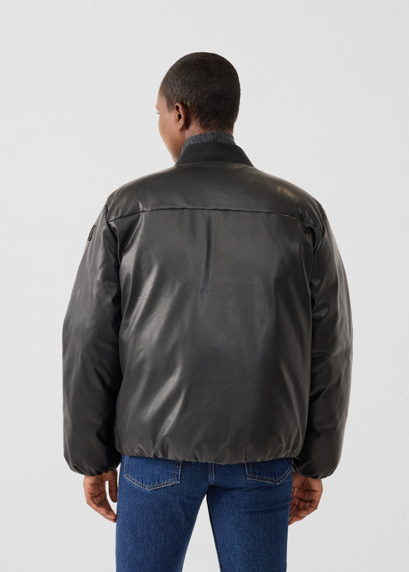 Doudoune courte esprit bomber Noir Celeste